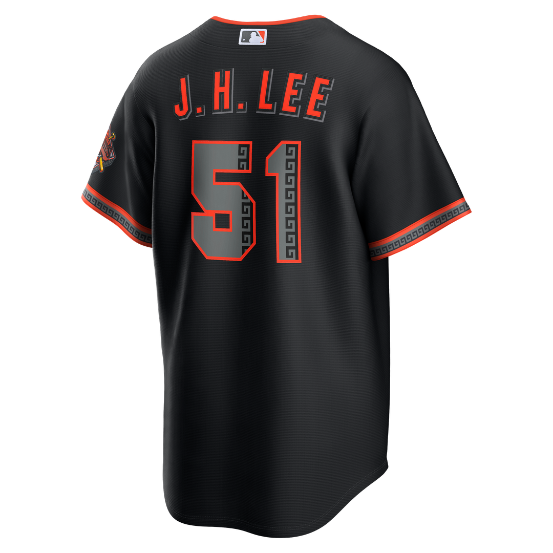 Jung Hoo Lee San Francisco Giants Nike Alternate Stadium Jersey - Black | MLB Fan Gear