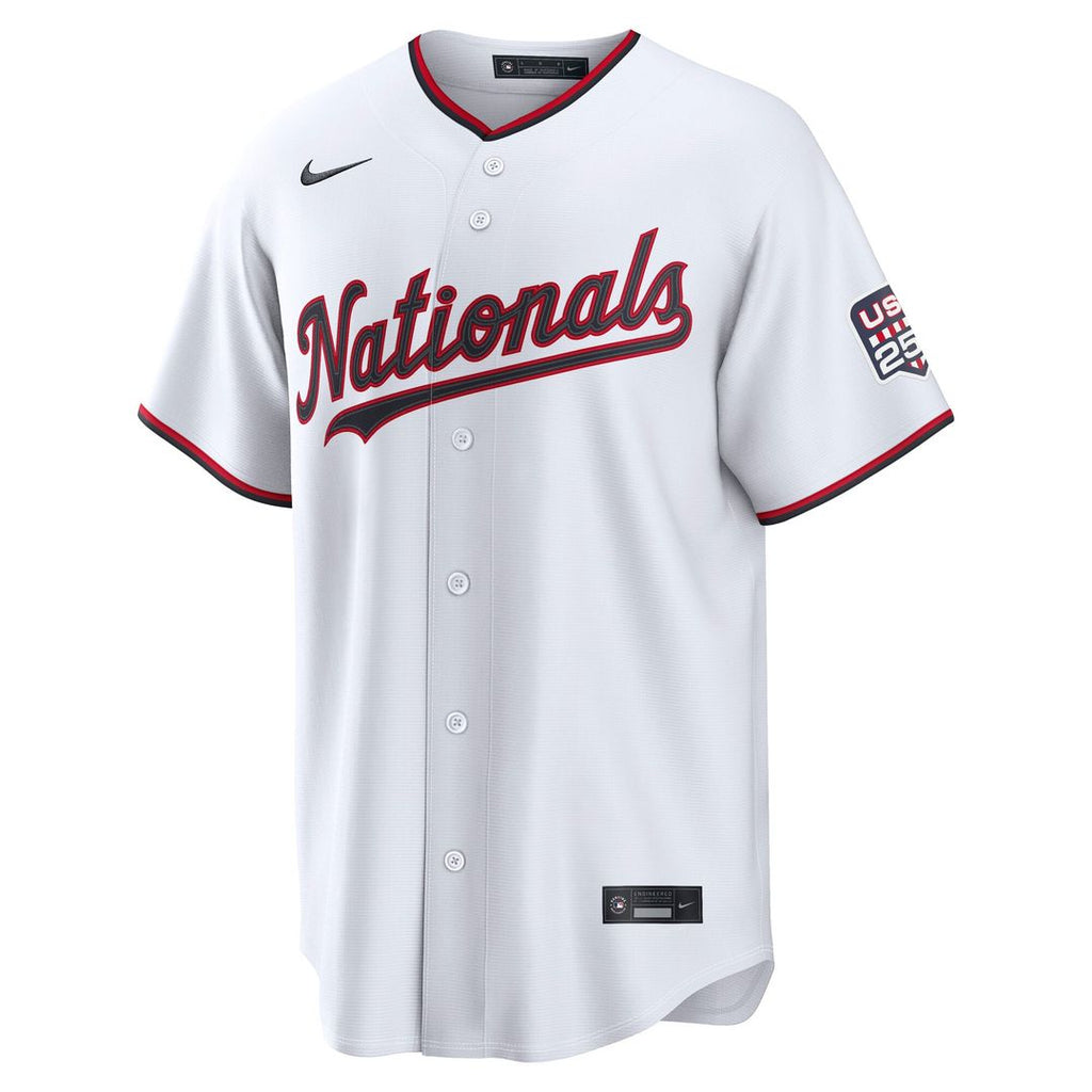 James Wood Washington Nationals Nike USA 250 Fourth of July Home Stadium Jersey - White | MLB Fan Gear