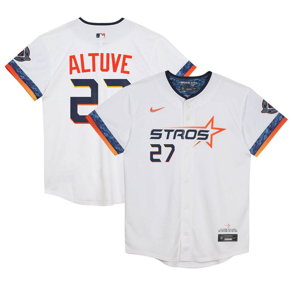 Jose Altuve Houston Astros Nike Preschool 2025 City Connect Limited Player Jersey - White | MLB Fan Gear