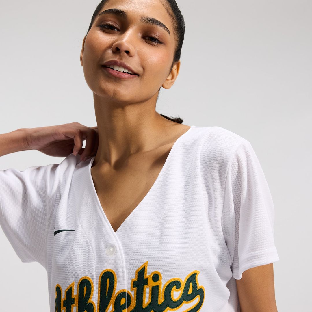 Athletics Nike Women's Home Replica Team Jersey - White | MLB Fan Gear