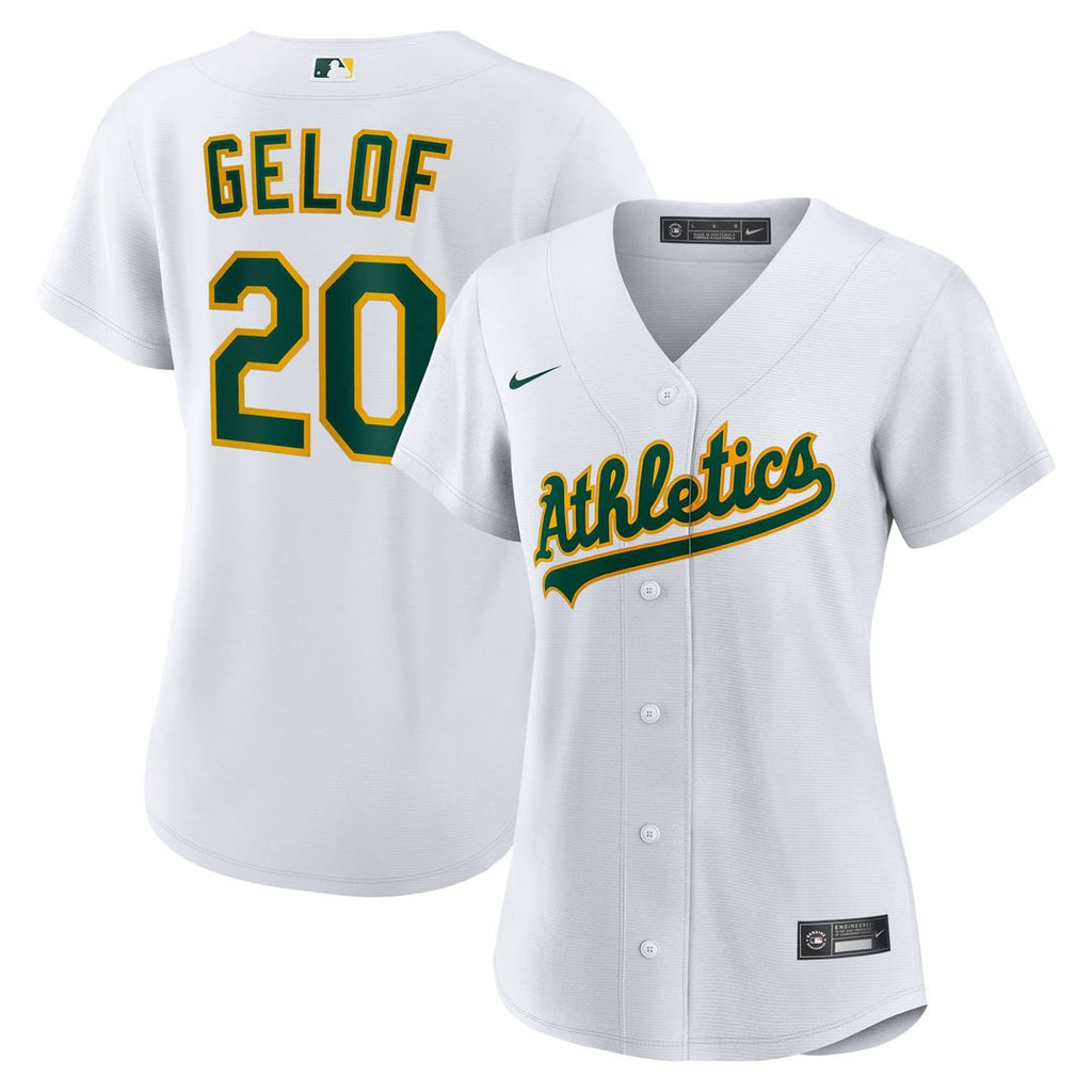 Zack Gelof Athletics Nike Women's Home Replica Player Jersey - White | MLB Fan Gear