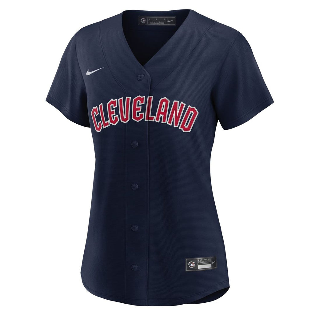 Cleveland Guardians Nike Women's Alternate Official Replica Jersey - Navy | MLB Fan Gear