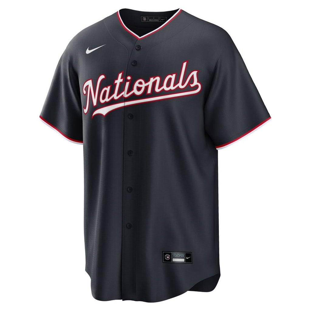Dylan Crews Washington Nationals Nike Alternate Replica Jersey - Navy | MLB Fan Gear
