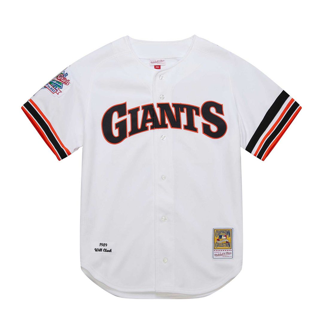 Will Clark San Francisco Giants Mitchell & Ness Cooperstown Collection 1989 Authentic Jersey - White | MLB Fan Gear