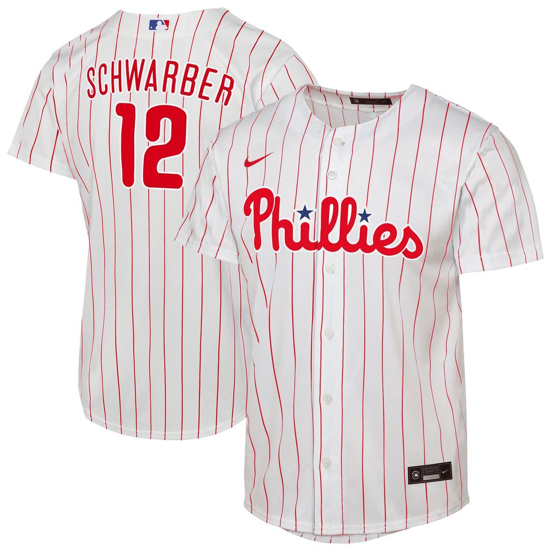 Kyle Schwarber Philadelphia Phillies Nike Youth Replica Jersey - White | MLB Fan Gear