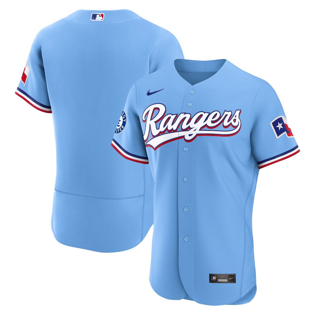 Texas Rangers Nike Home Sponsor Patch Authentic Jersey - White | MLB Fan Gear