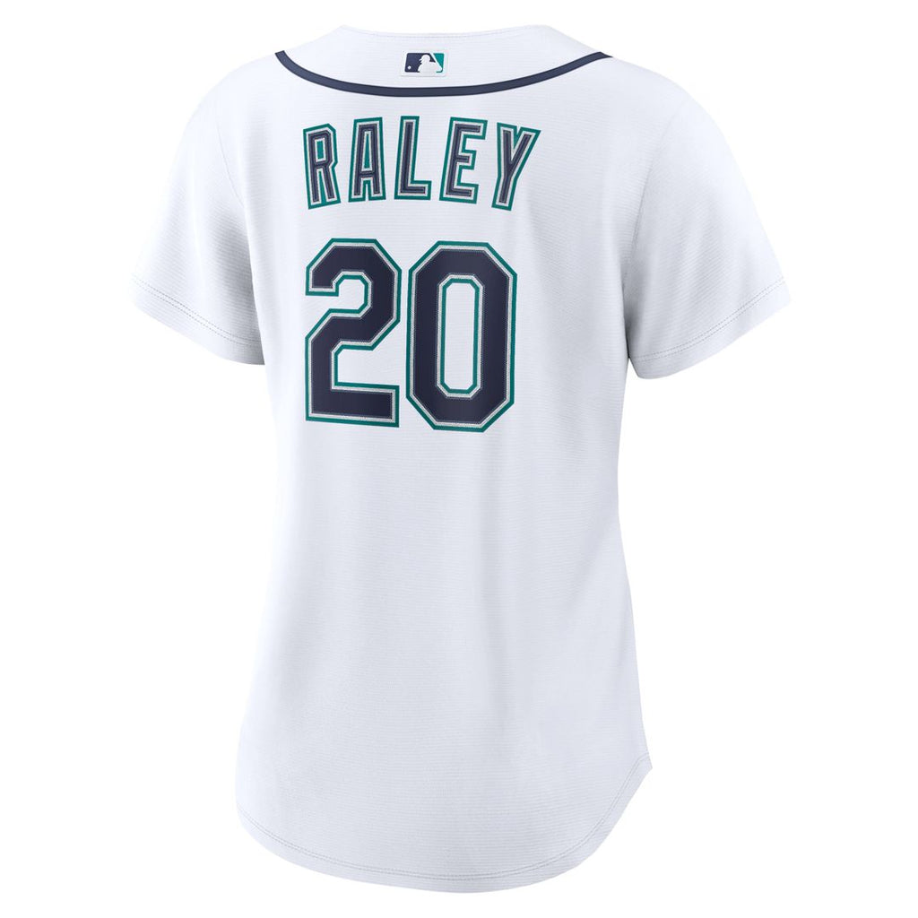 Luke Raley Seattle Mariners Nike Women's Home Replica Jersey - White | MLB Fan Gear