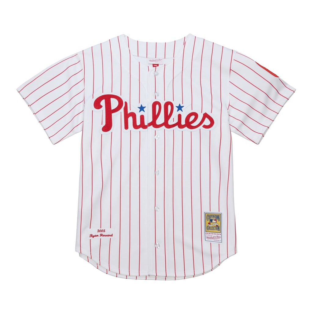 Ryan Howard Philadelphia Phillies Mitchell & Ness Cooperstown Collection Authentic Jersey – White | MLB Fan Gear