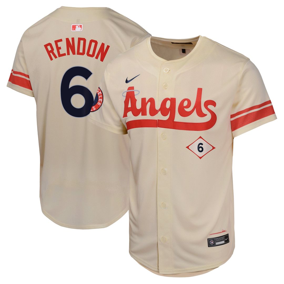 Anthony Rendon Los Angeles Angels Nike Youth City Connect Limited Player Jersey - Cream | MLB Fan Gear
