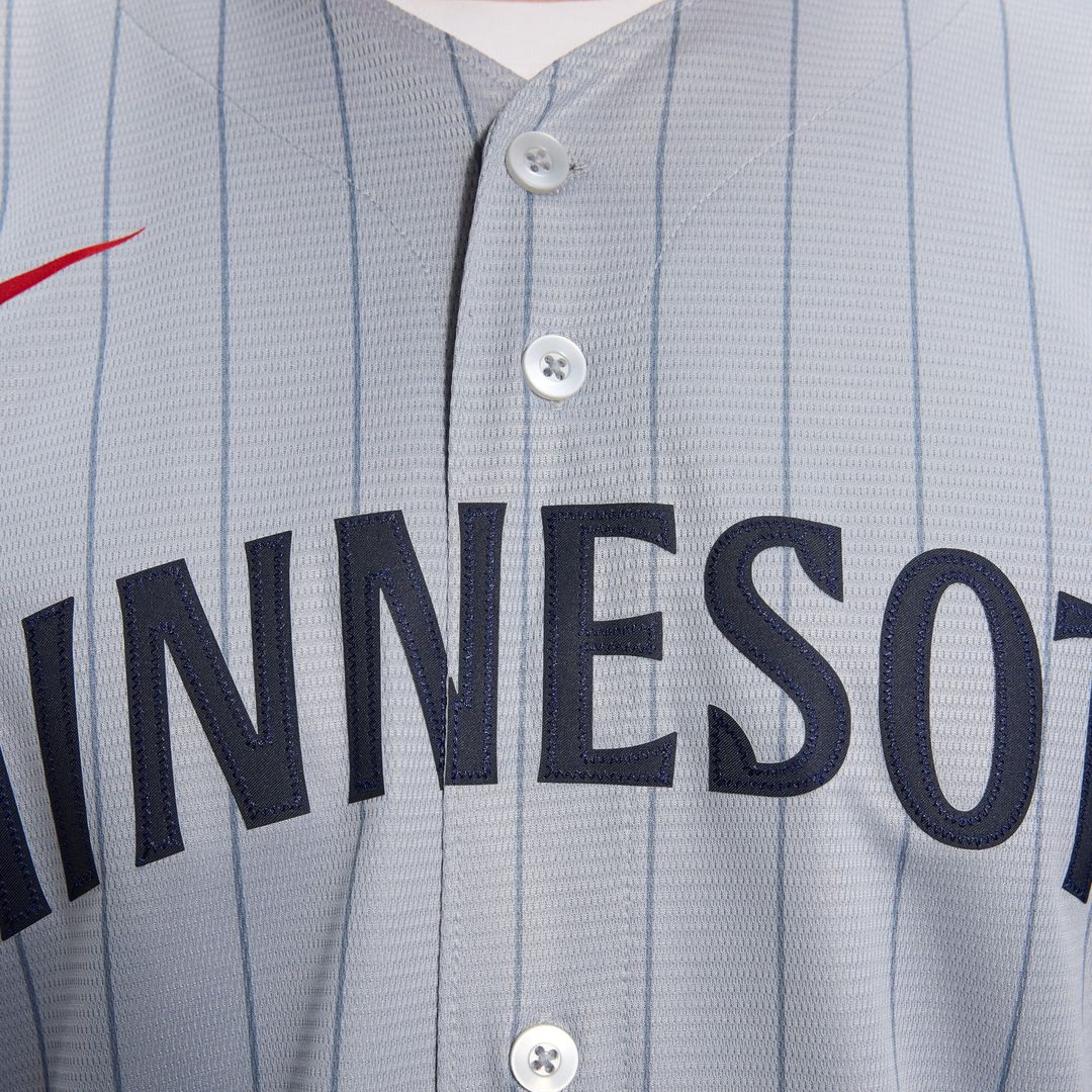Minnesota Twins Nike Road Replica Team Jersey - Gray | MLB Fan Gear