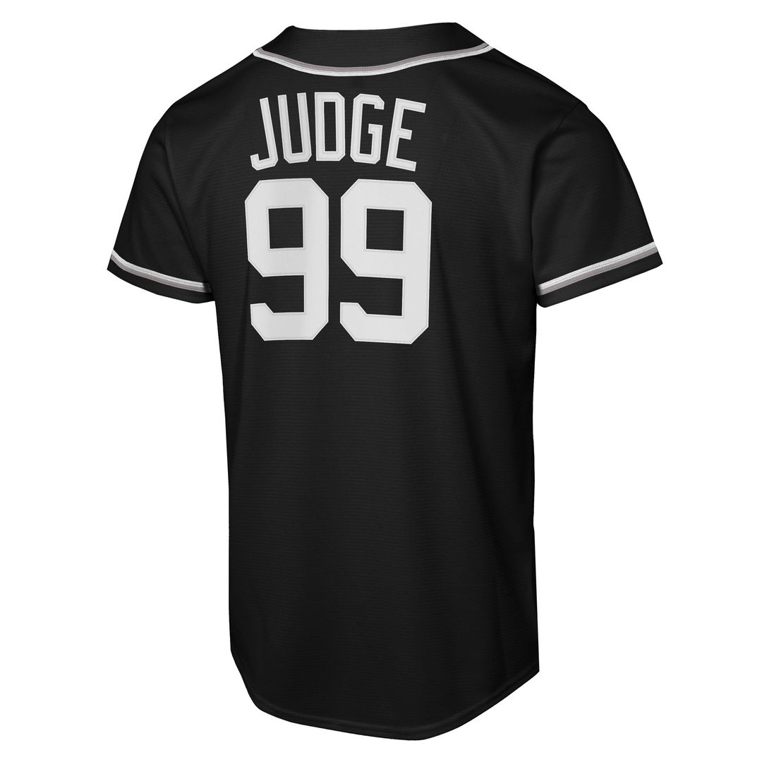 Aaron Judge New York Yankees Nike Youth Fashion Replica Player Jersey - Black | MLB Fan Gear