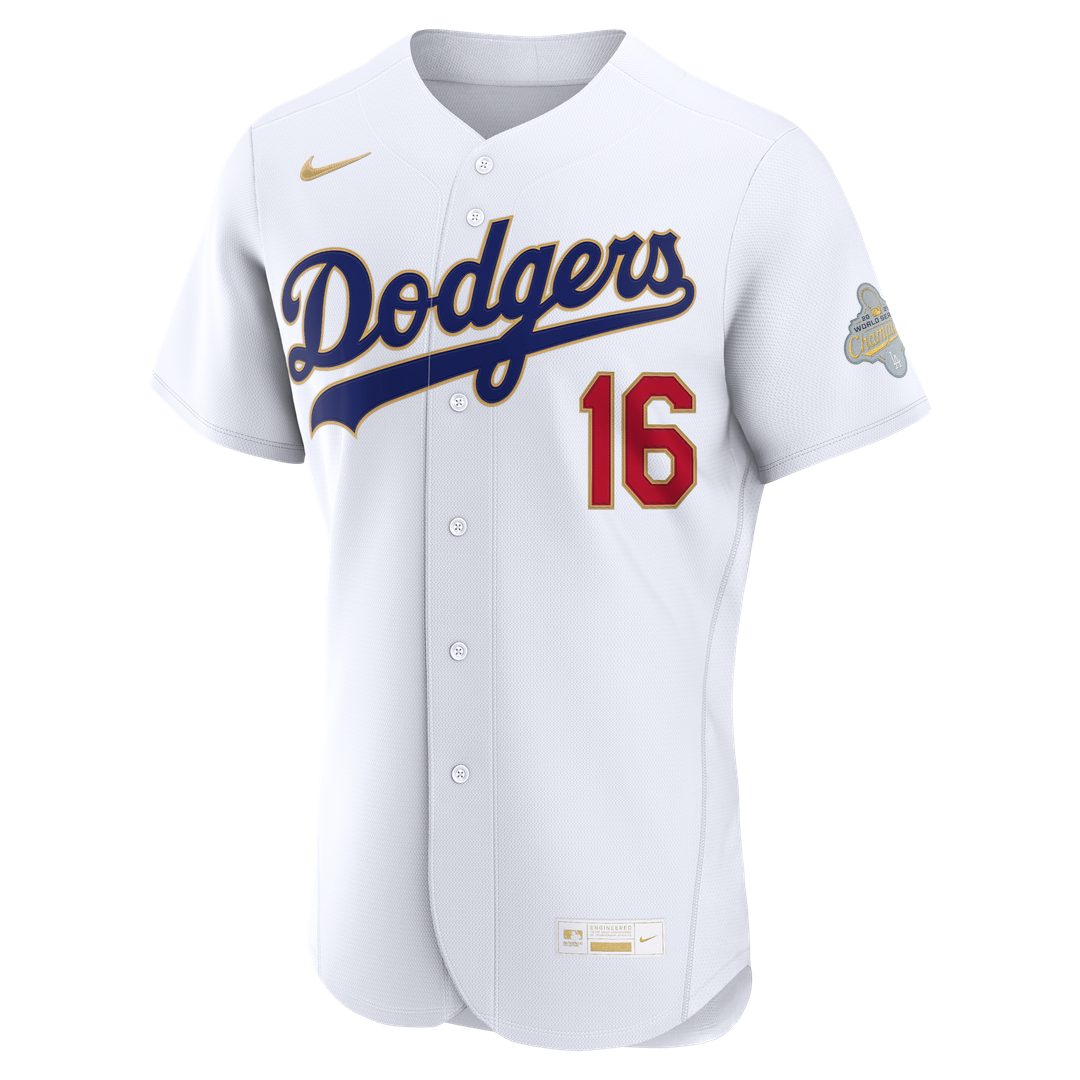 Will Smith Los Angeles Dodgers Nike 2026 Gold Collection Authentic Jersey - White | MLB Fan Gear