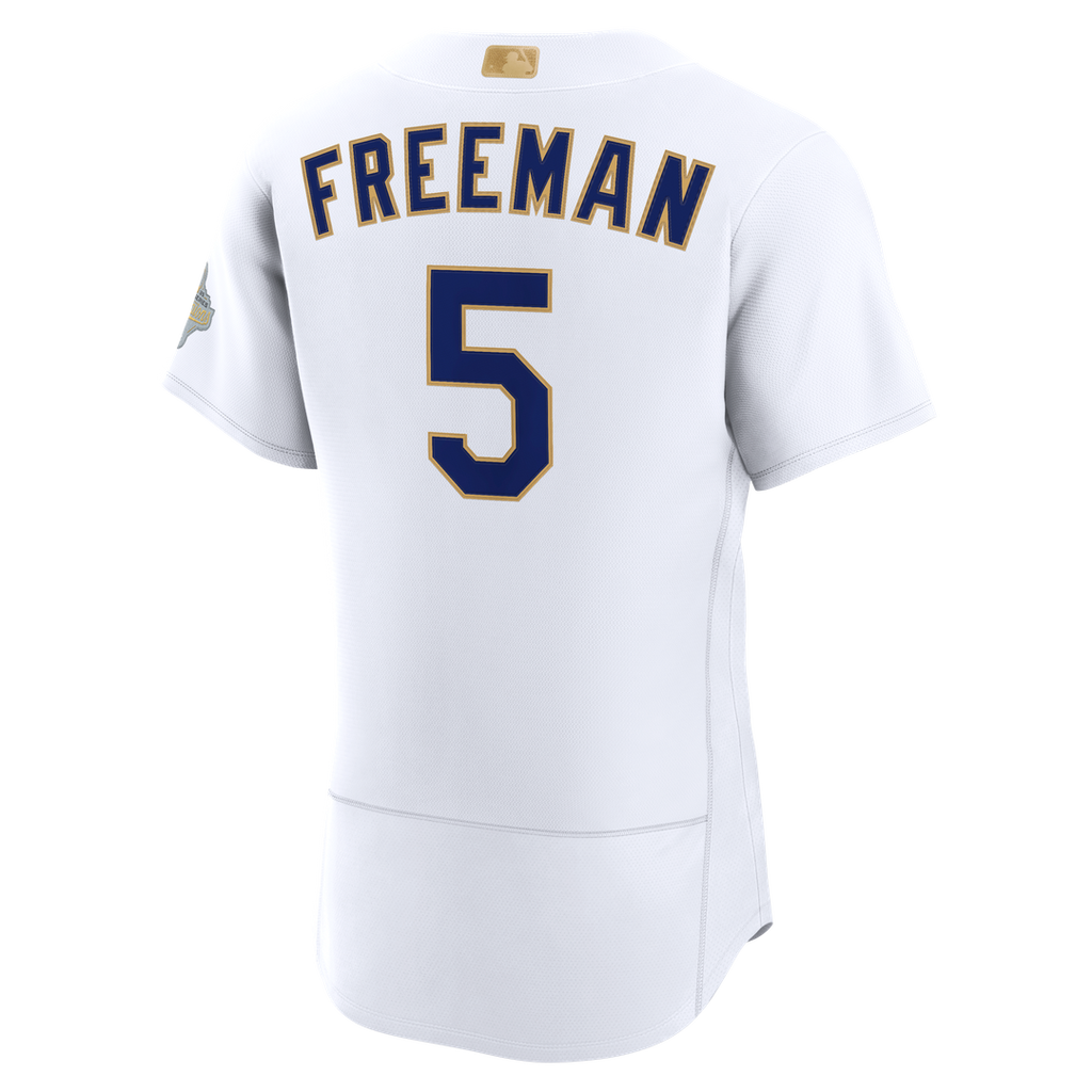 Freddie Freeman Los Angeles Dodgers Nike 2026 Gold Collection Authentic Jersey - White | MLB Fan Gear