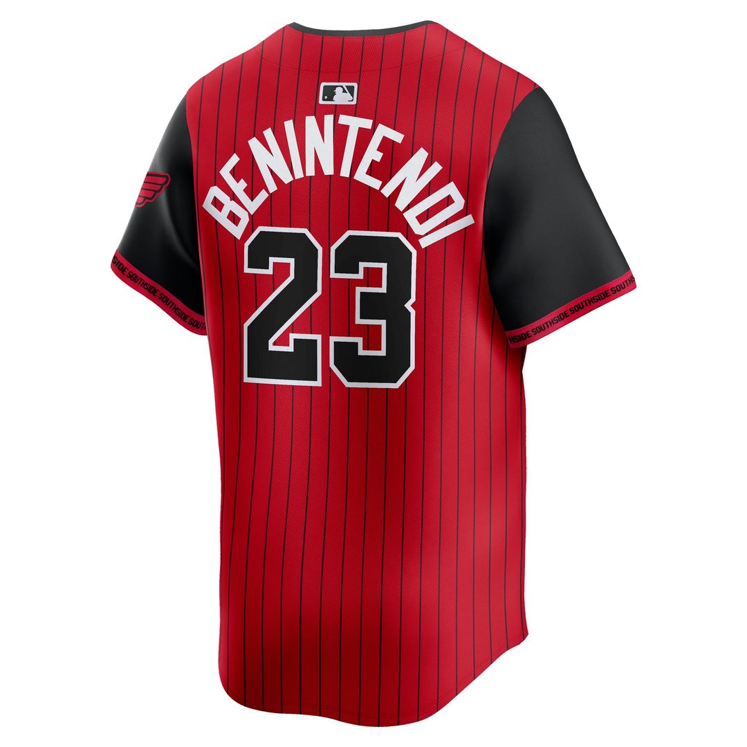 Andrew Benintendi Chicago White Sox Nike 2025 City Connect Limited Player Jersey - Red/ Black | MLB Fan Gear