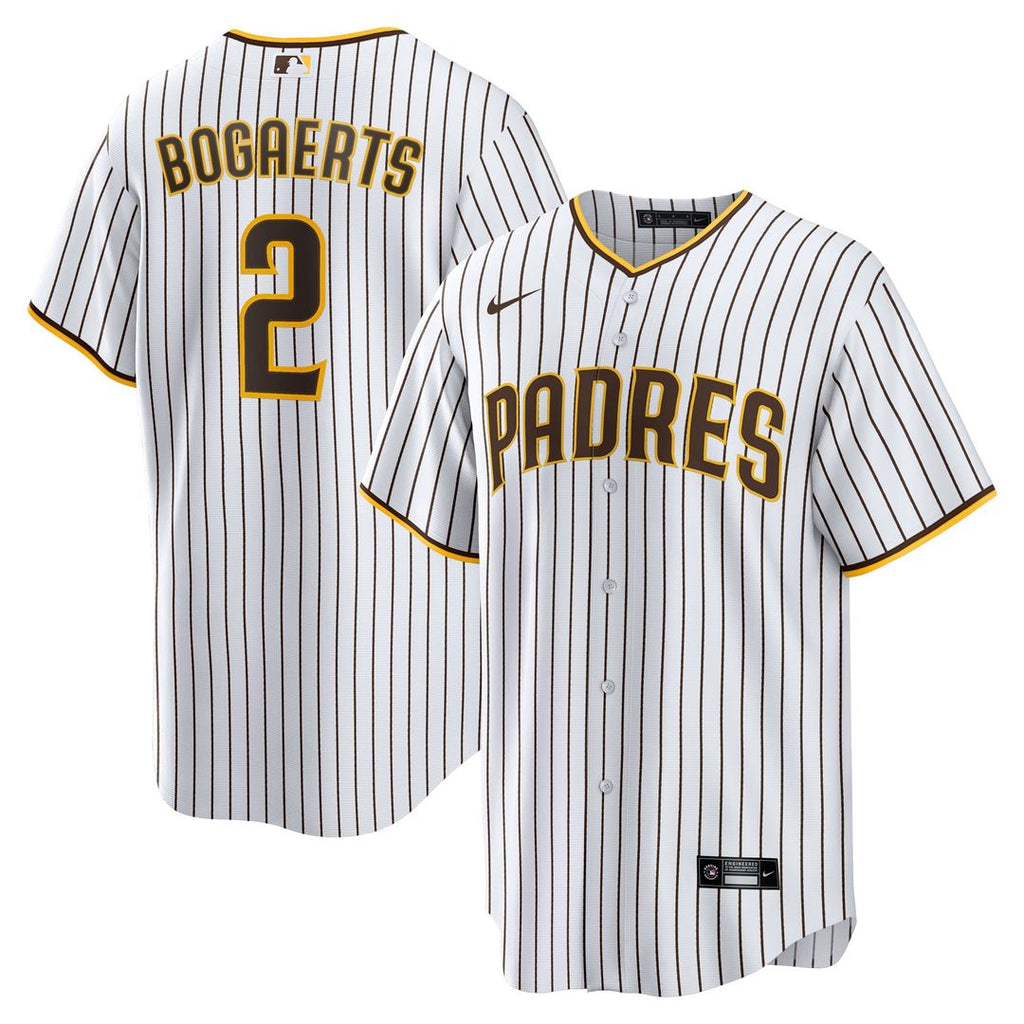 Xander Bogaerts San Diego Padres Nike Home Official Replica Player Jersey - White/ Brown | MLB Fan Gear