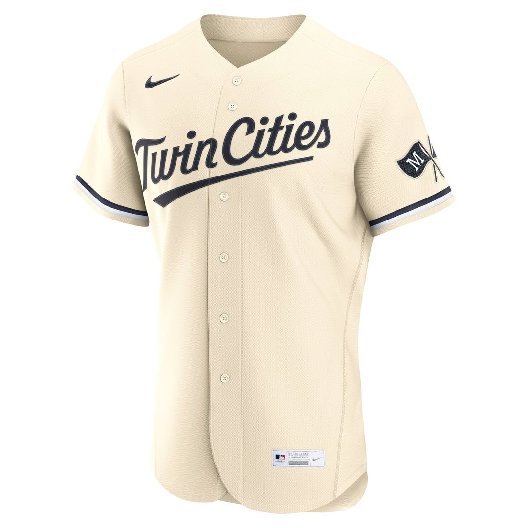 Minnesota Twins Nike Alternate Authentic Jersey - Cream | MLB Fan Gear