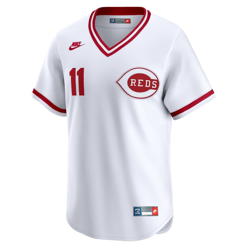 Barry Larkin Cincinnati Reds Nike Throwback Cooperstown Limited Jersey - White | MLB Fan Gear