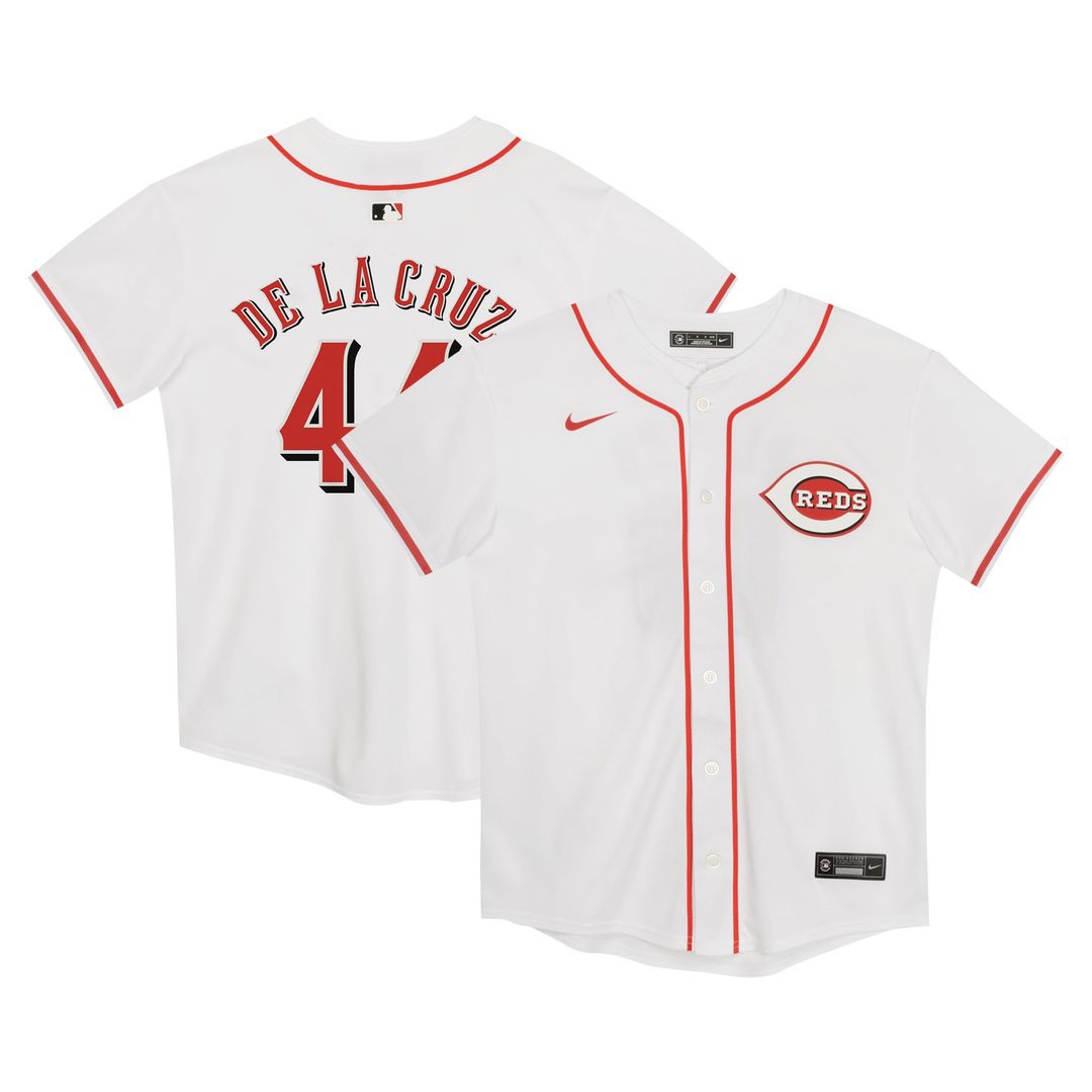 Elly De La Cruz Cincinnati Reds Nike Preschool Home Game Jersey - White | MLB Fan Gear