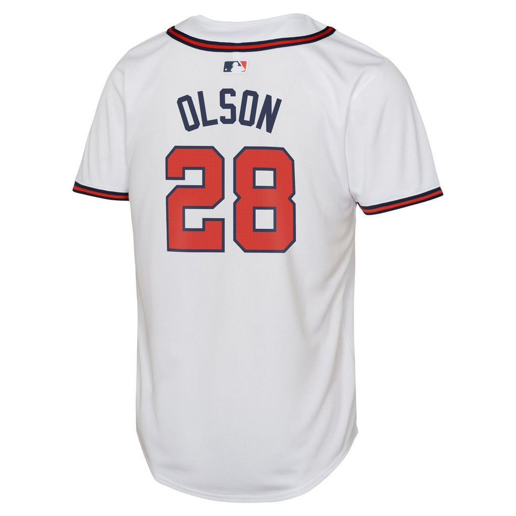 Matt Olson Atlanta Braves Nike Youth Home Limited Player Jersey - White | MLB Fan Gear