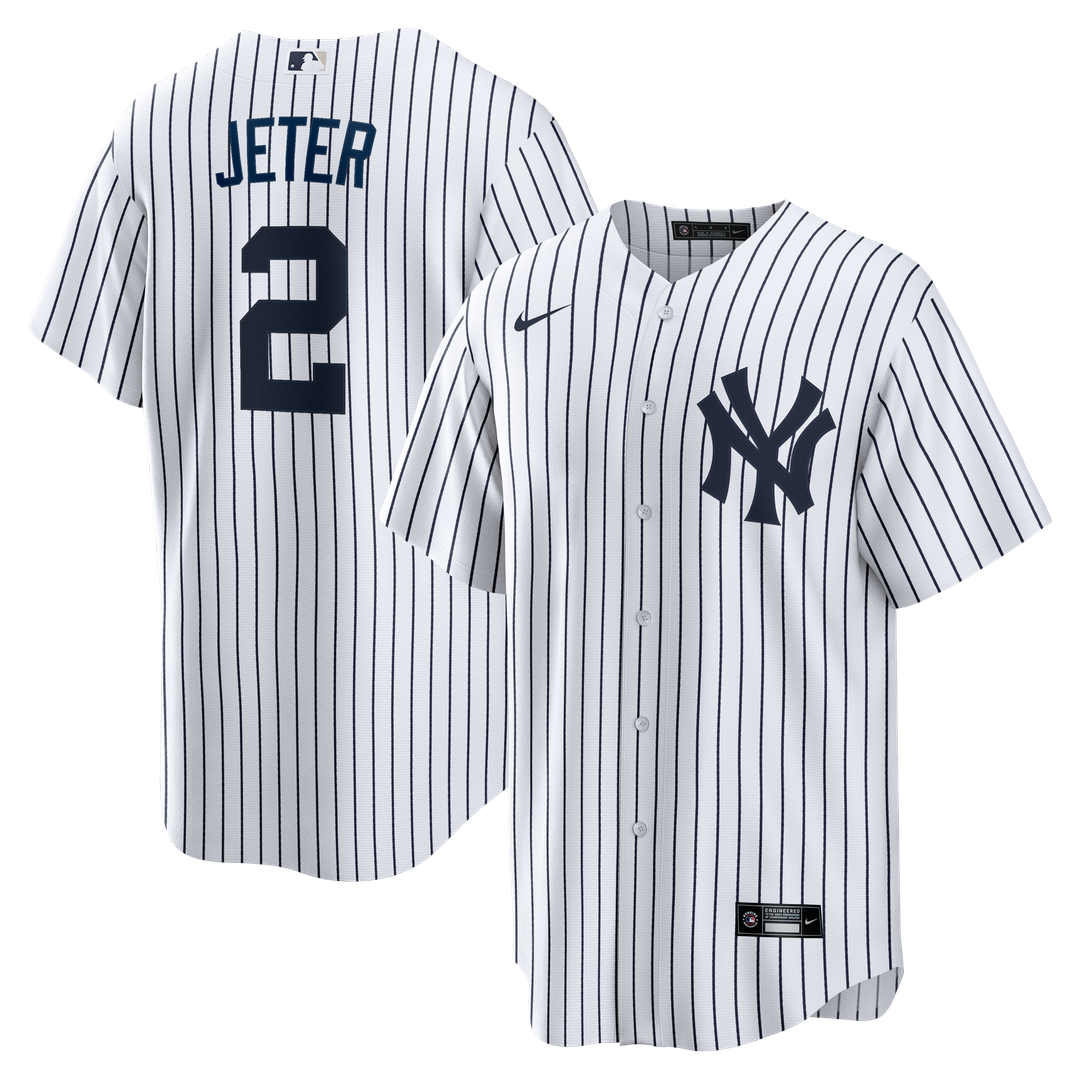 Derek Jeter New York Yankees Nike Home Retired Player Replica Jersey - White | MLB Fan Gear