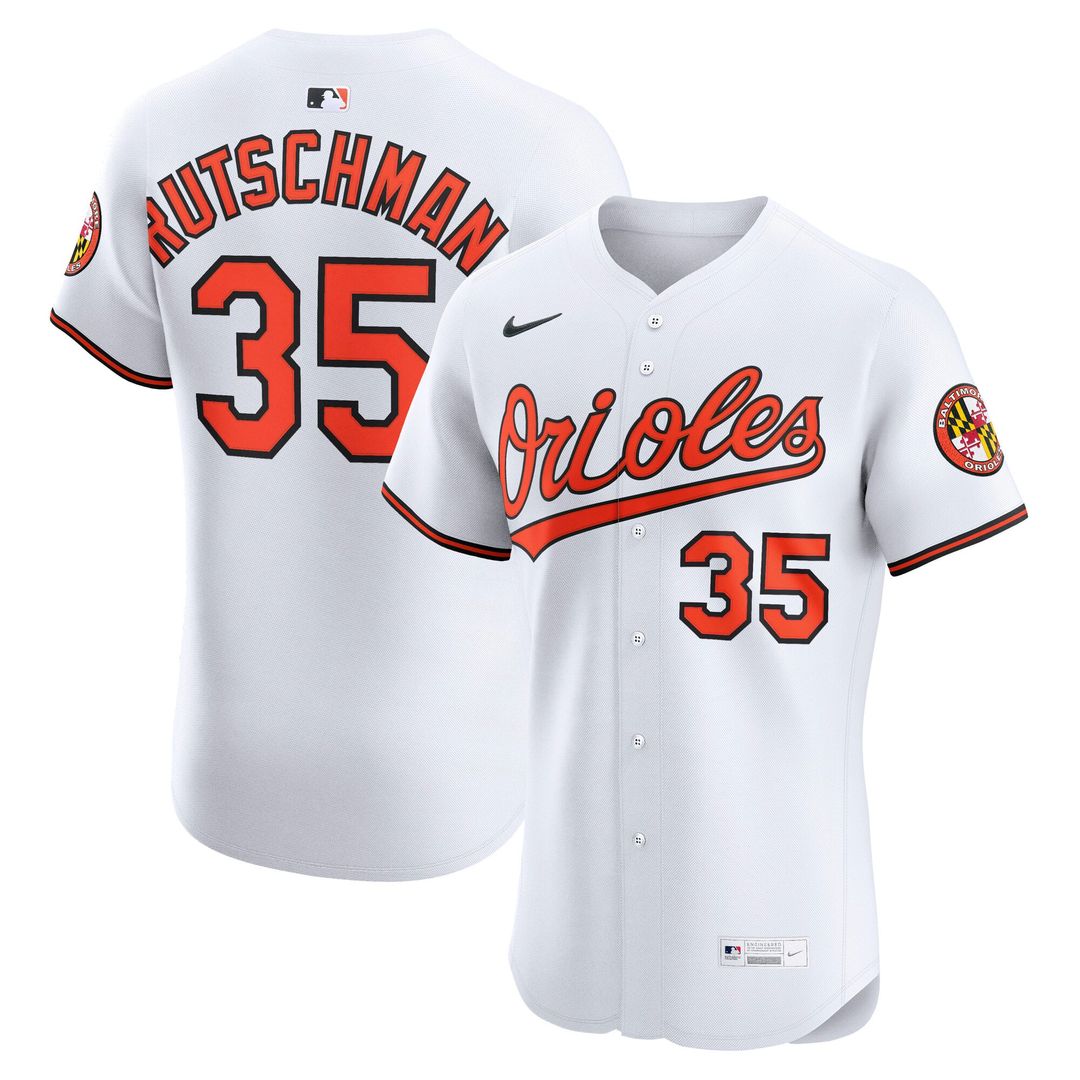 Adley Rutschman Baltimore Orioles Nike Alternate 2 Elite Jersey - Orange | MLB Fan Gear