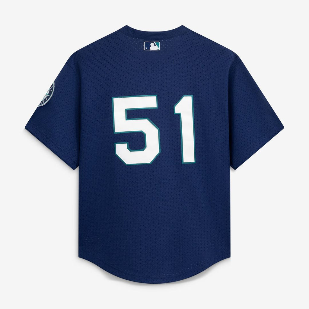 Ichiro Suzuki Seattle Mariners Mitchell & Ness Authentic Batting Practice Jersey - Navy | MLB Fan Gear