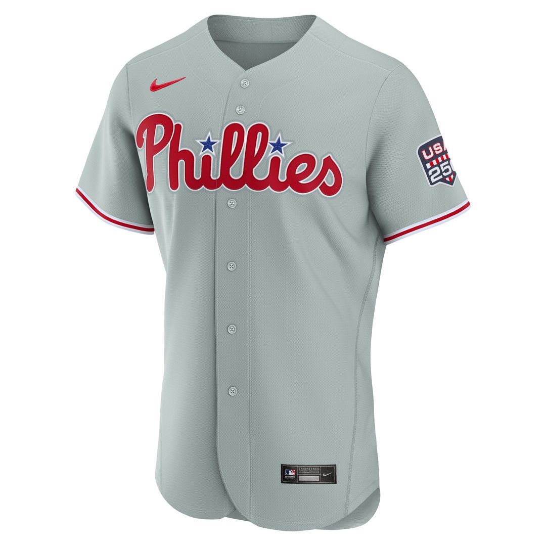 Bryce Harper Philadelphia Phillies Nike USA 250 Fourth of July Road Authentic Jersey - Gray | MLB Fan Gear