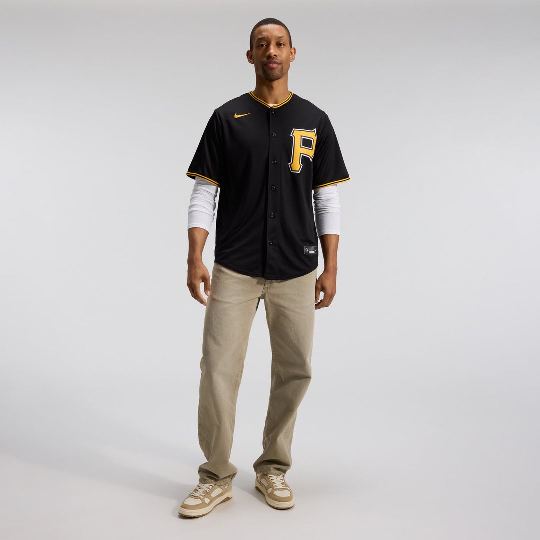 Pittsburgh Pirates Nike Alternate Replica Team Jersey - Black | MLB Fan Gear