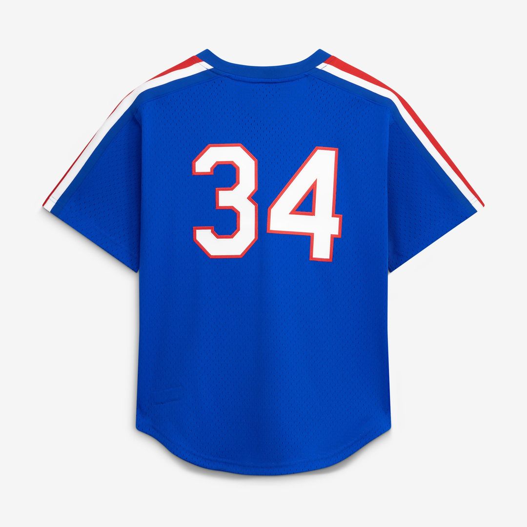 Nolan Ryan Texas Rangers Mitchell & Ness Big & Tall Cooperstown Mesh Batting Practice Jersey - Royal | MLB Fan Gear
