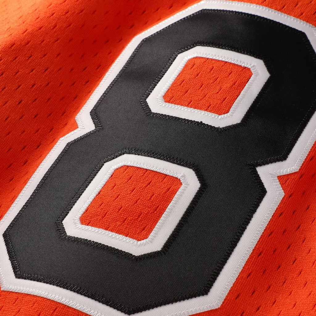 Cal Ripken Jr. Baltimore Orioles Profile Big & Tall Cooperstown Collection Mesh Batting Practice Jersey - Orange | Mitchell & Ness MLB Fan Gear