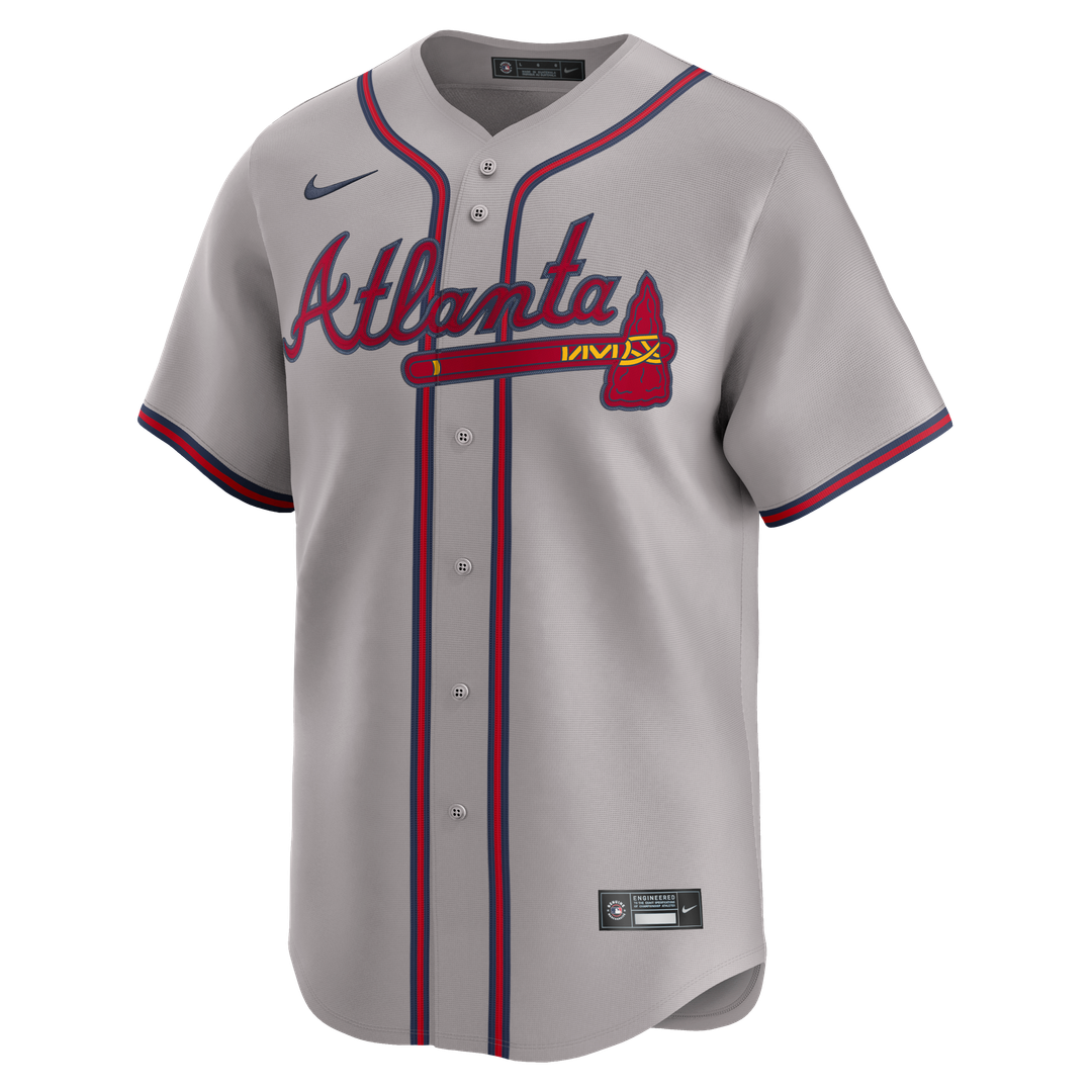 Ozzie Albies Atlanta Braves Nike Road Limited Player Jersey - Gray | MLB Fan Gear