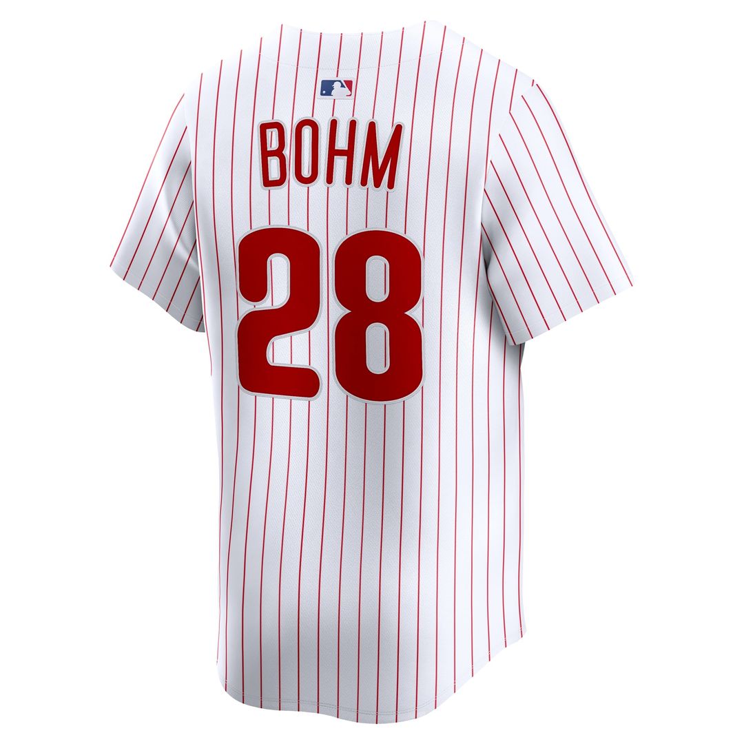 Alec Bohm Philadelphia Phillies Nike Home Limited Player Jersey - White | MLB Fan Gear