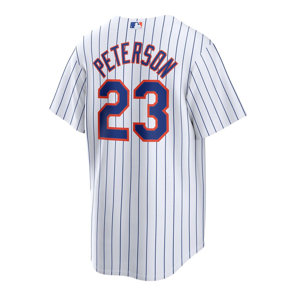 David Peterson New York Mets Nike Home Replica Jersey - White | MLB Fan Gear