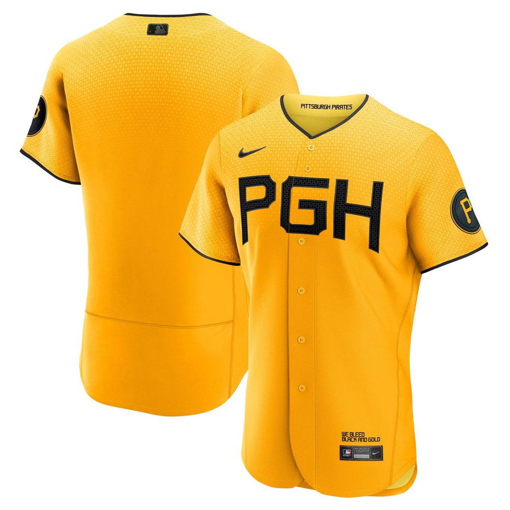 Pittsburgh Pirates Nike City Connect Authentic Jersey - Gold | MLB Fan Gear