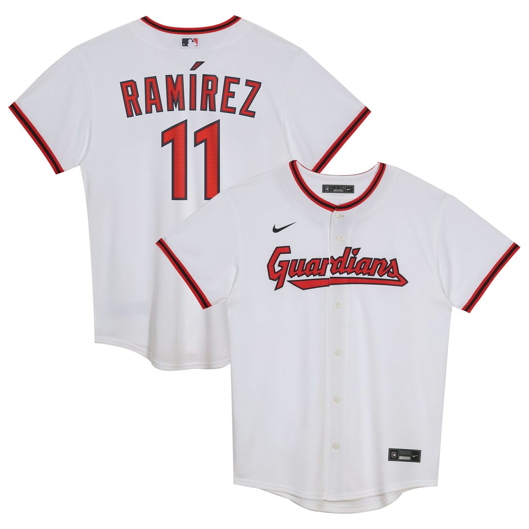 José Ramírez Cleveland Guardians Nike Preschool Home Player Jersey - White | MLB Fan Gear