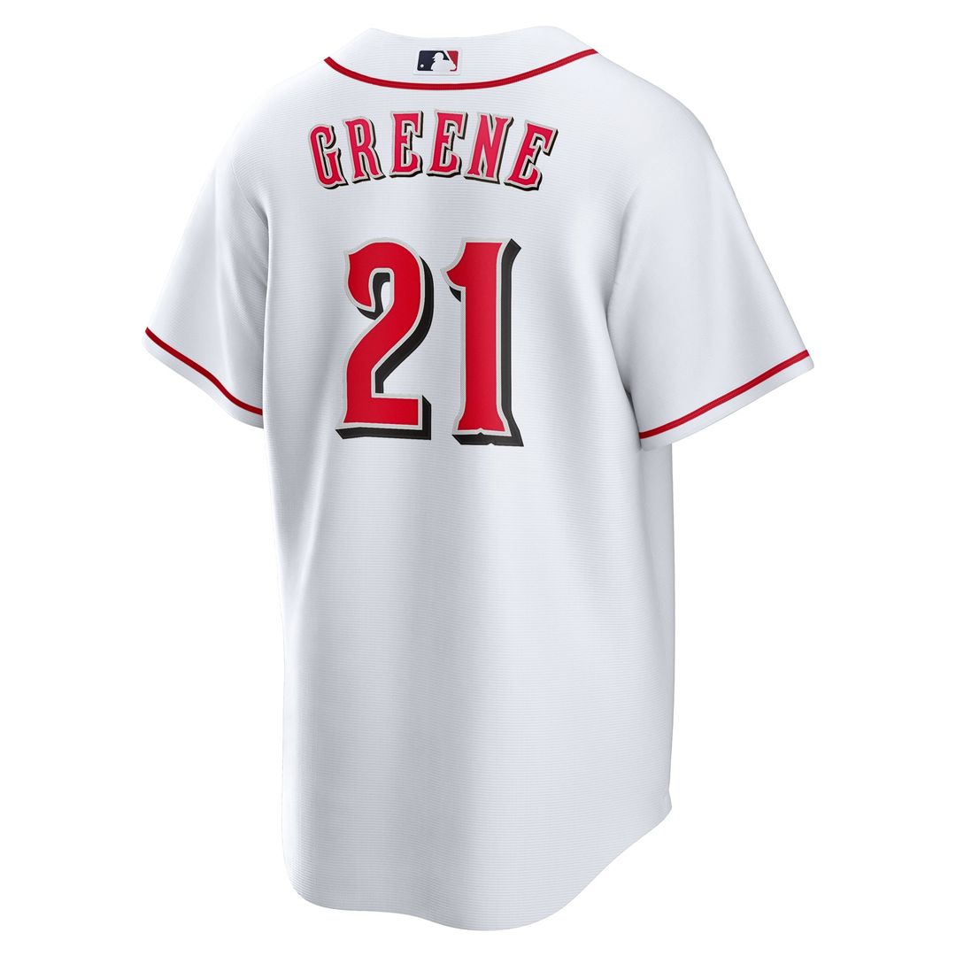 Hunter Greene Cincinnati Reds Nike Home Replica Jersey - White | MLB Fan Gear
