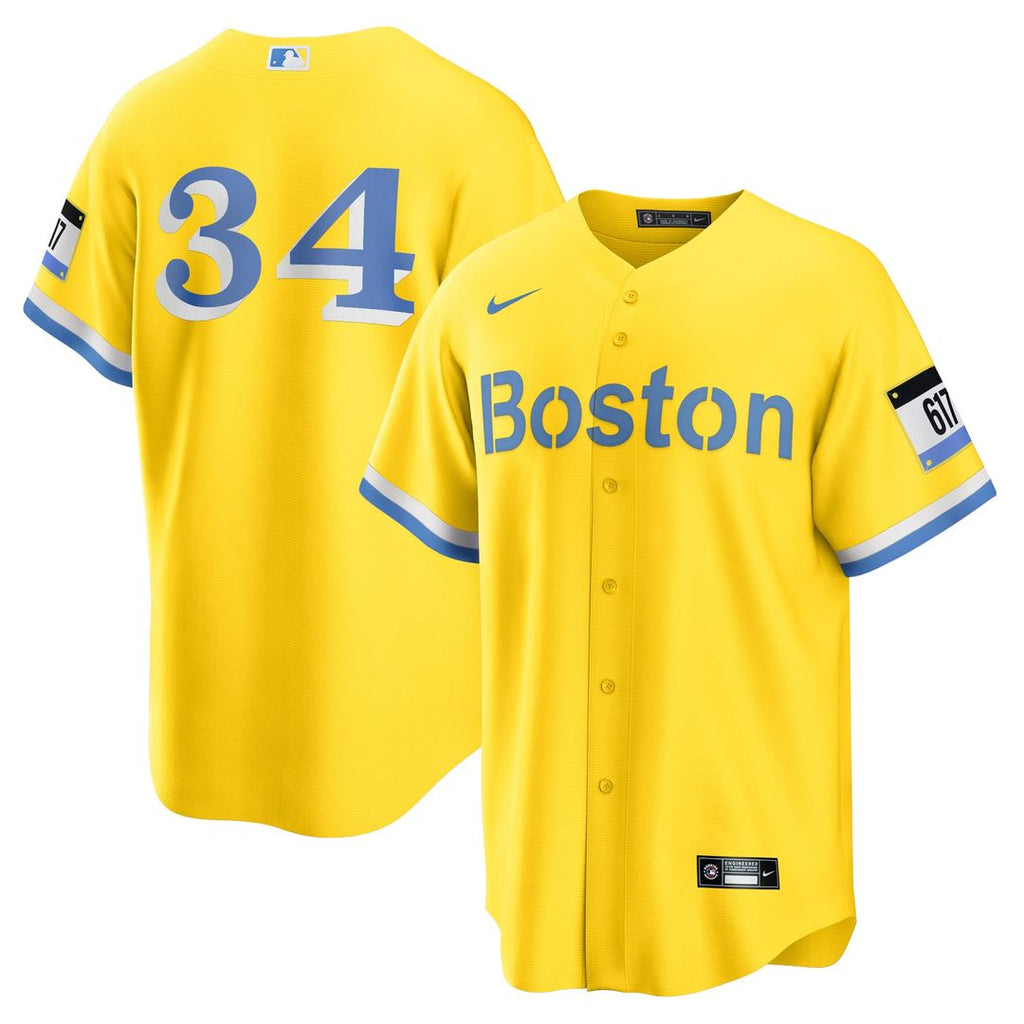 David Ortiz Boston Red Sox Nike Retired Player City Connect Replica Jersey - Gold | MLB Fan Gear