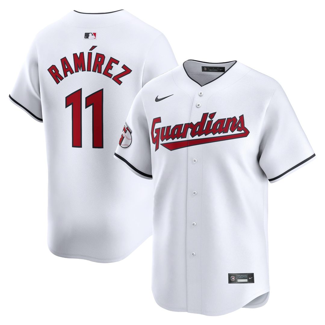 Jose Ramirez Cleveland Guardians Nike Home Limited Player Jersey - White | MLB Fan Gear