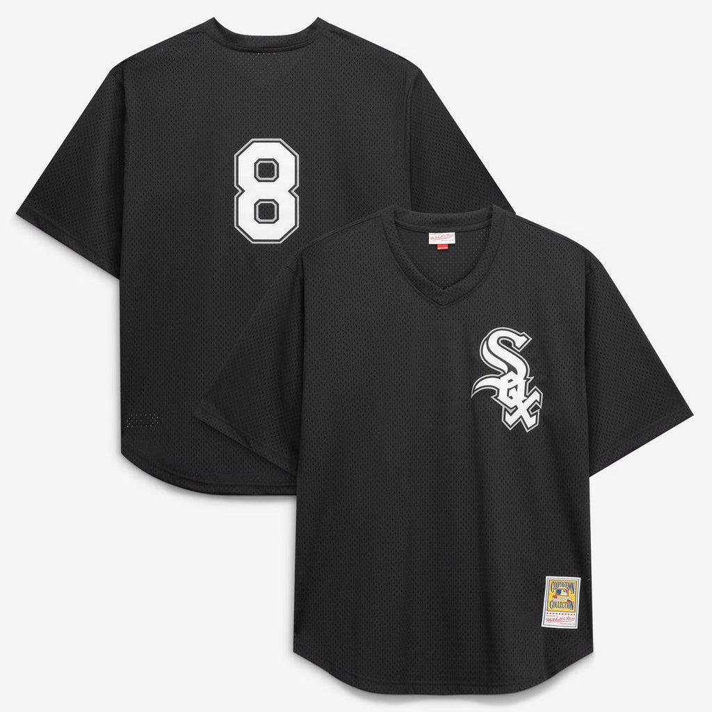 Bo Jackson Chicago White Sox Mitchell & Ness Cooperstown Collection Big & Tall Mesh Batting Practice Jersey - Black | MLB Fan Gear