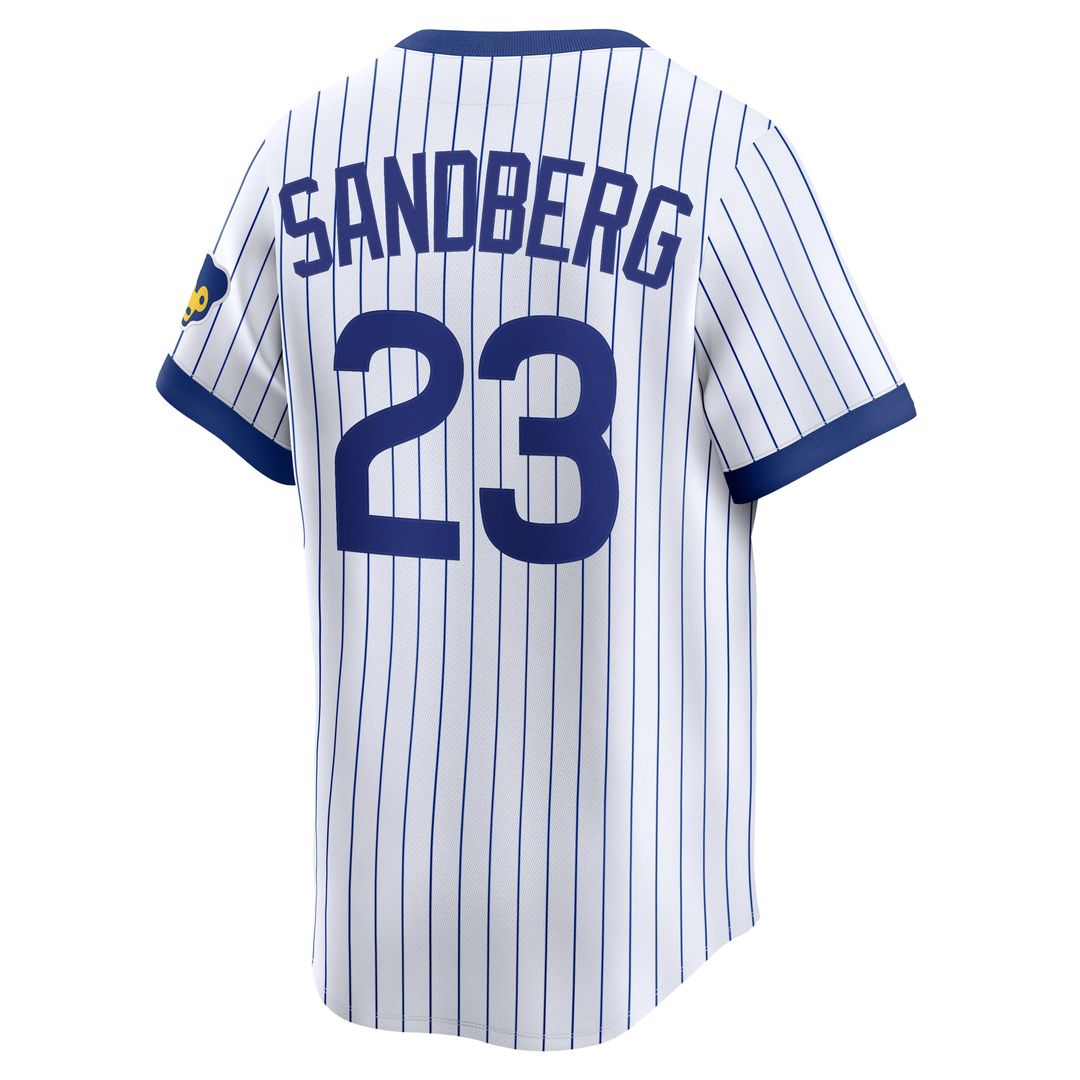 Ryne Sandberg Chicago Cubs Nike Throwback Cooperstown Collection Limited Jersey - White | MLB Fan Gear