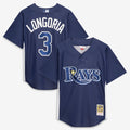 Evan Longoria Tampa Bay Rays Mitchell & Ness Authentic Batting Practice Jersey - Navy | MLB Fan Gear