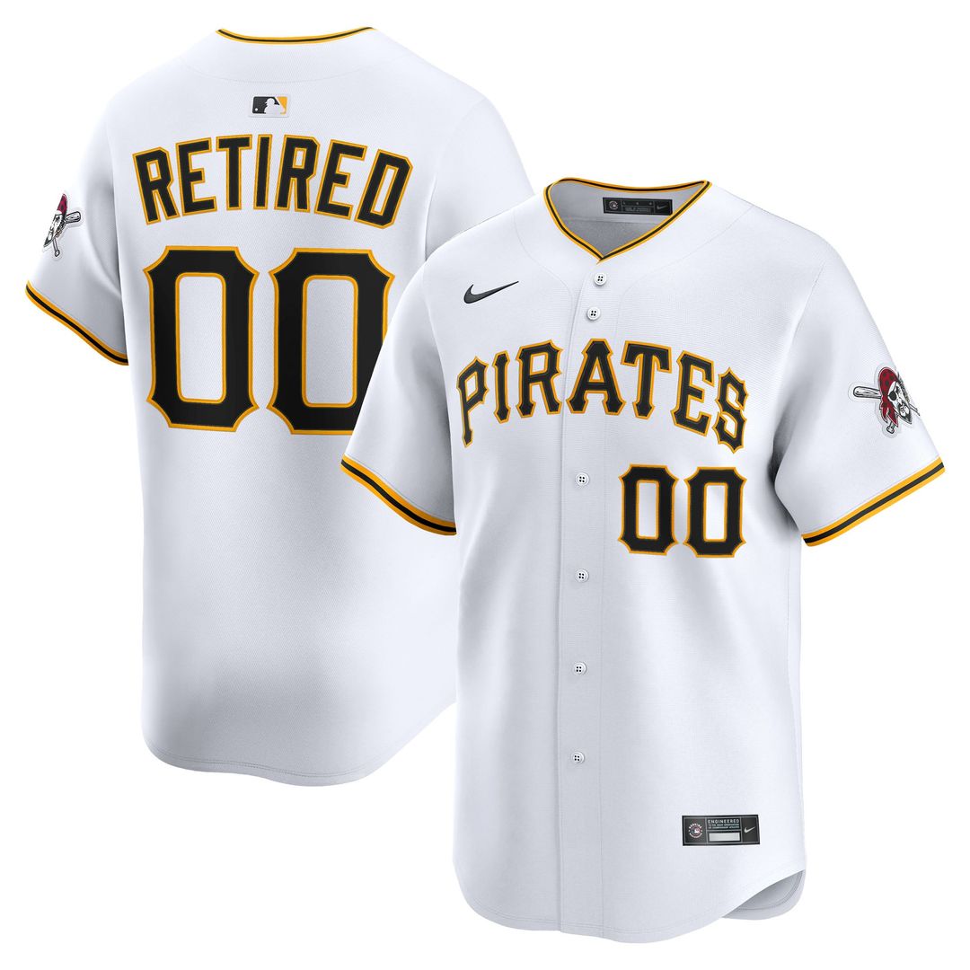 Pittsburgh Pirates Nike Home Limited Pick-A-Player Retired Roster Jersey - White | MLB Fan Gear