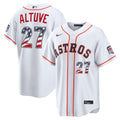 Jose Altuve Houston Astros Nike USA 250 Fourth of July Home Stadium Jersey - White | MLB Fan Gear