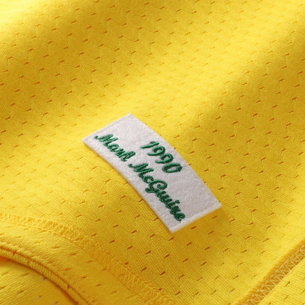 Mark McGwire Athletics Mitchell & Ness Authentic Batting Practice Jersey - Gold | MLB Fan Gear