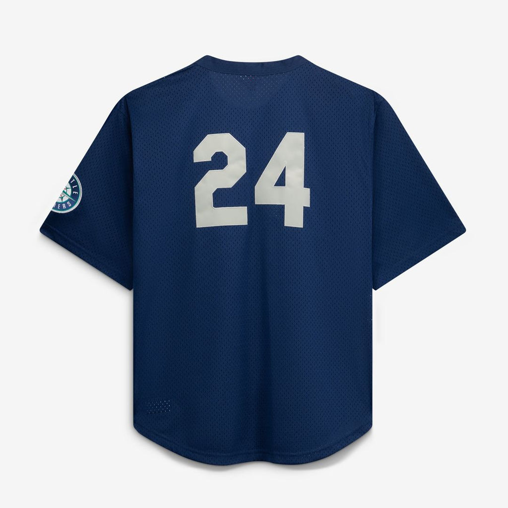Seattle Mariners Mitchell & Ness Big & Tall Cooperstown Collection Mesh Batting Practice Jersey - Navy | MLB Fan Gear