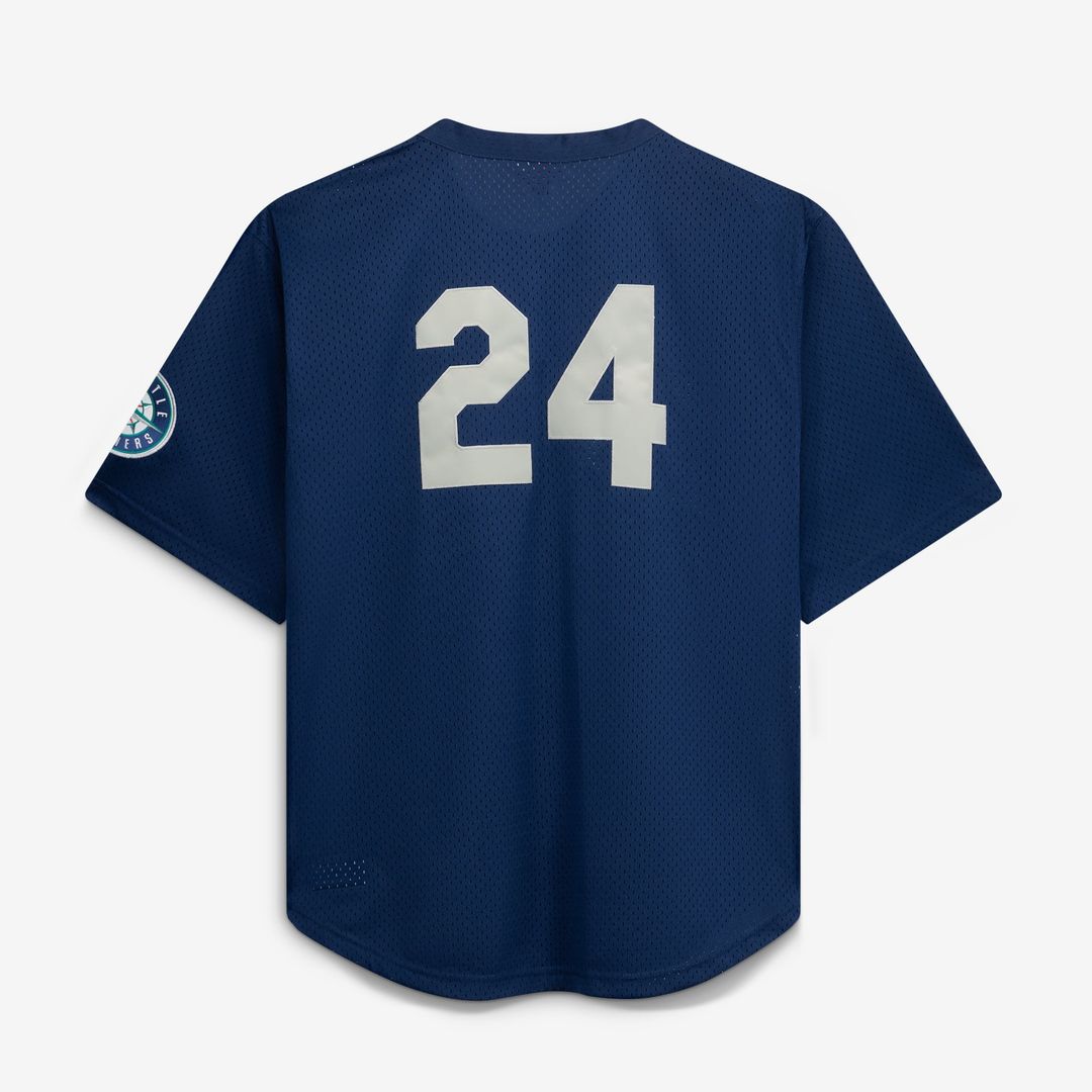 Ken Griffey Jr. Seattle Mariners Mitchell & Ness Big & Tall Cooperstown Collection Mesh Batting Practice Jersey - Royal | MLB Fan Gear