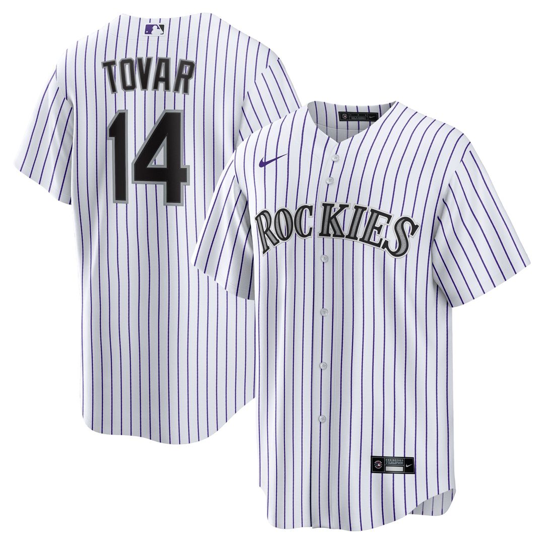 Ezequiel Tovar Colorado Rockies Nike Home Replica Jersey - White | MLB Fan Gear