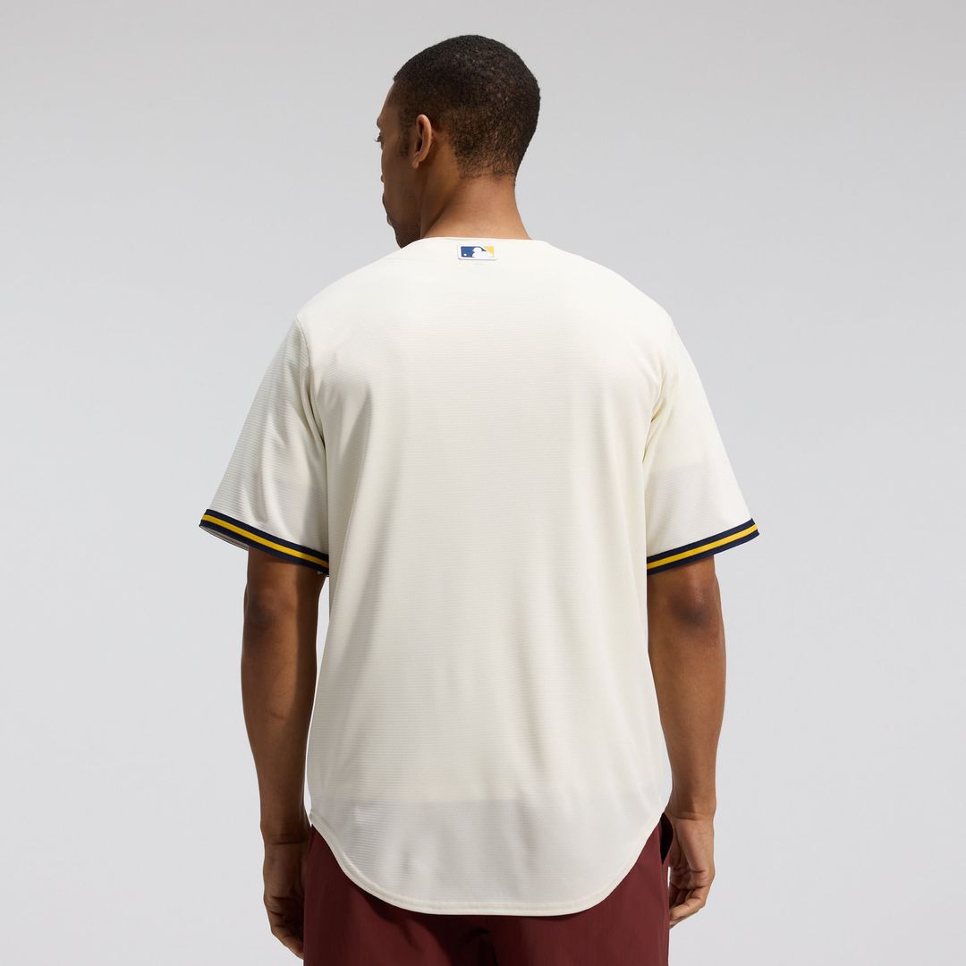 Milwaukee Brewers Nike Home Replica Team Jersey - Cream | MLB Fan Gear