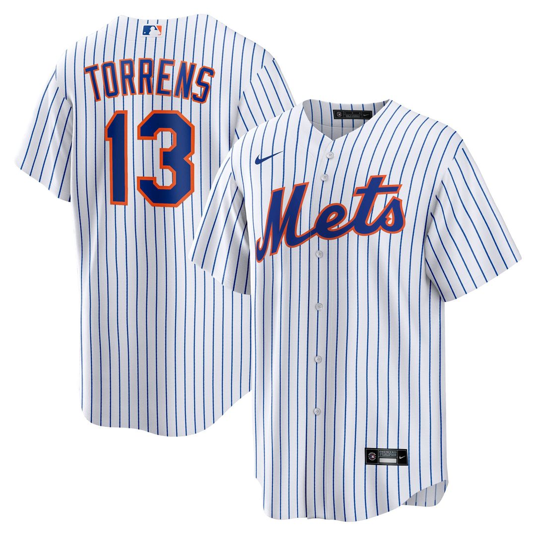 Luis Torrens New York Mets Nike Home Replica Jersey - White | MLB Fan Gear