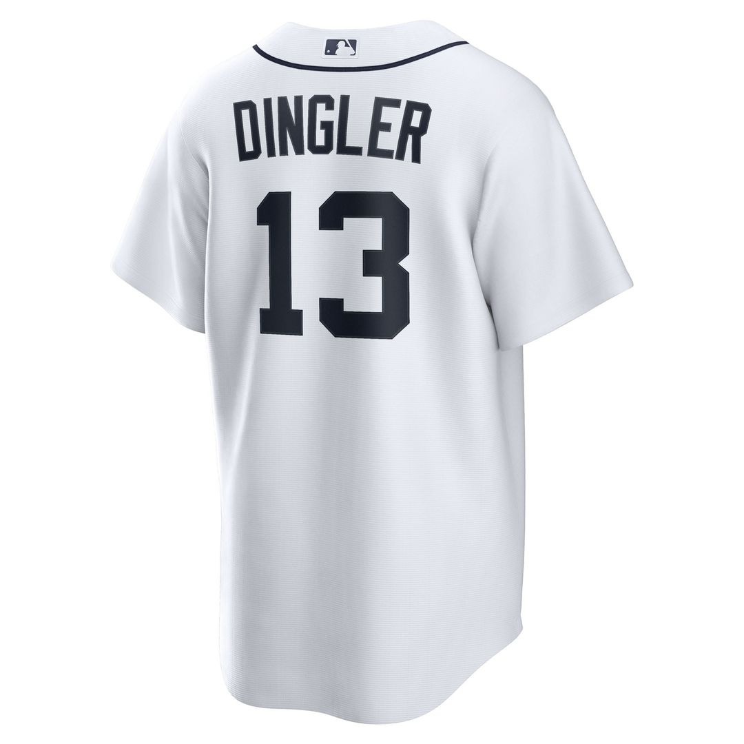 Dillon Dingler Detroit Tigers Nike Home Replica Jersey - White | MLB Fan Gear